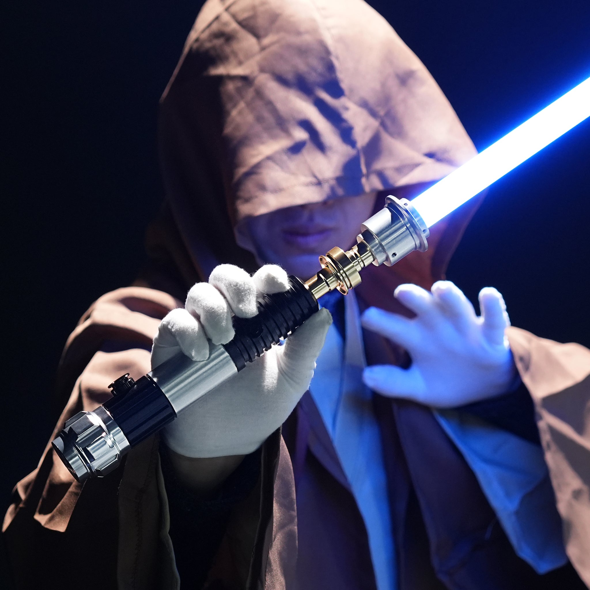 LIGHTSABER® "Duel of the Fates" Bundle: Maul Double-Bladed Saber & Obi-Wan Replica Bundle