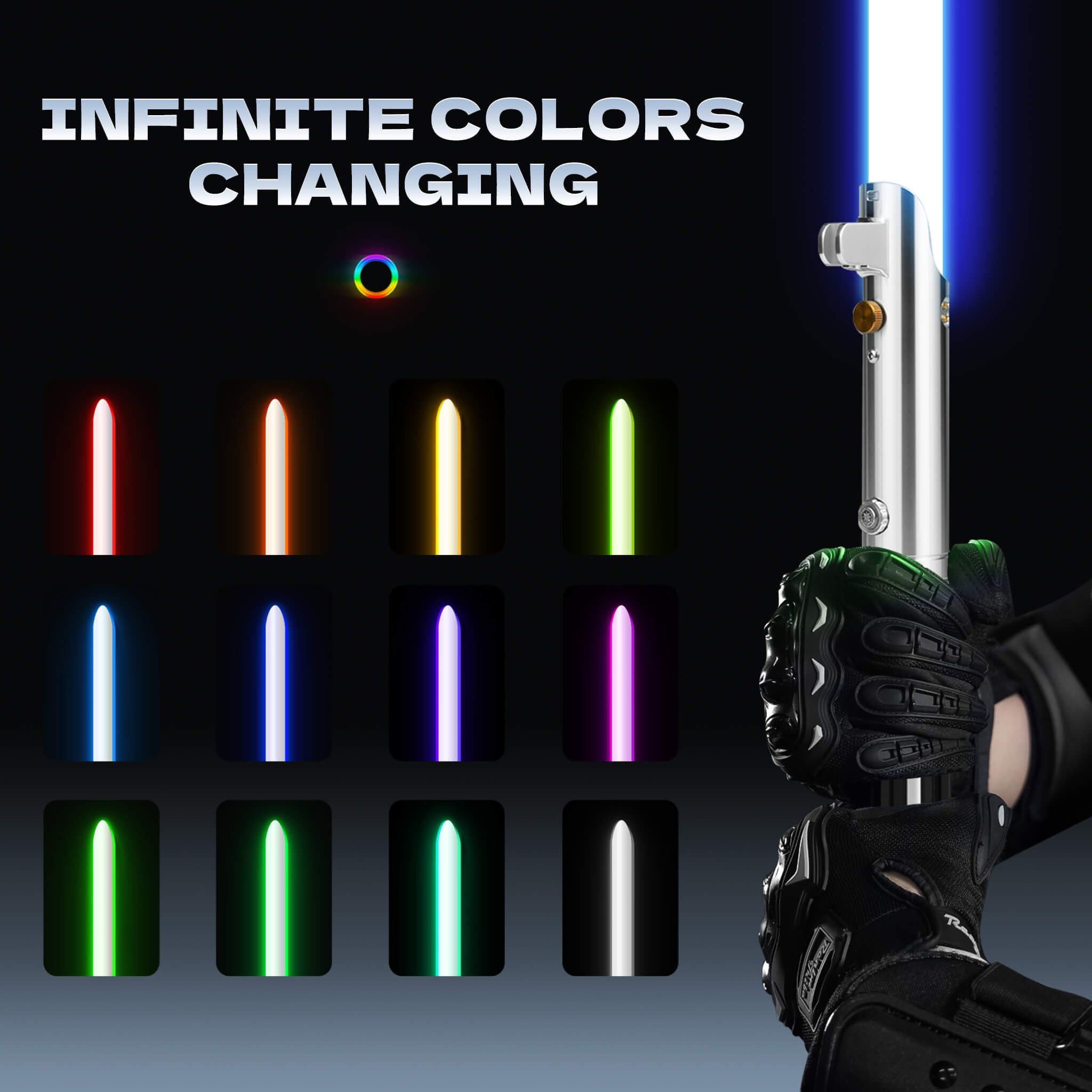 Anakin Lightsaber infinite color changing blade