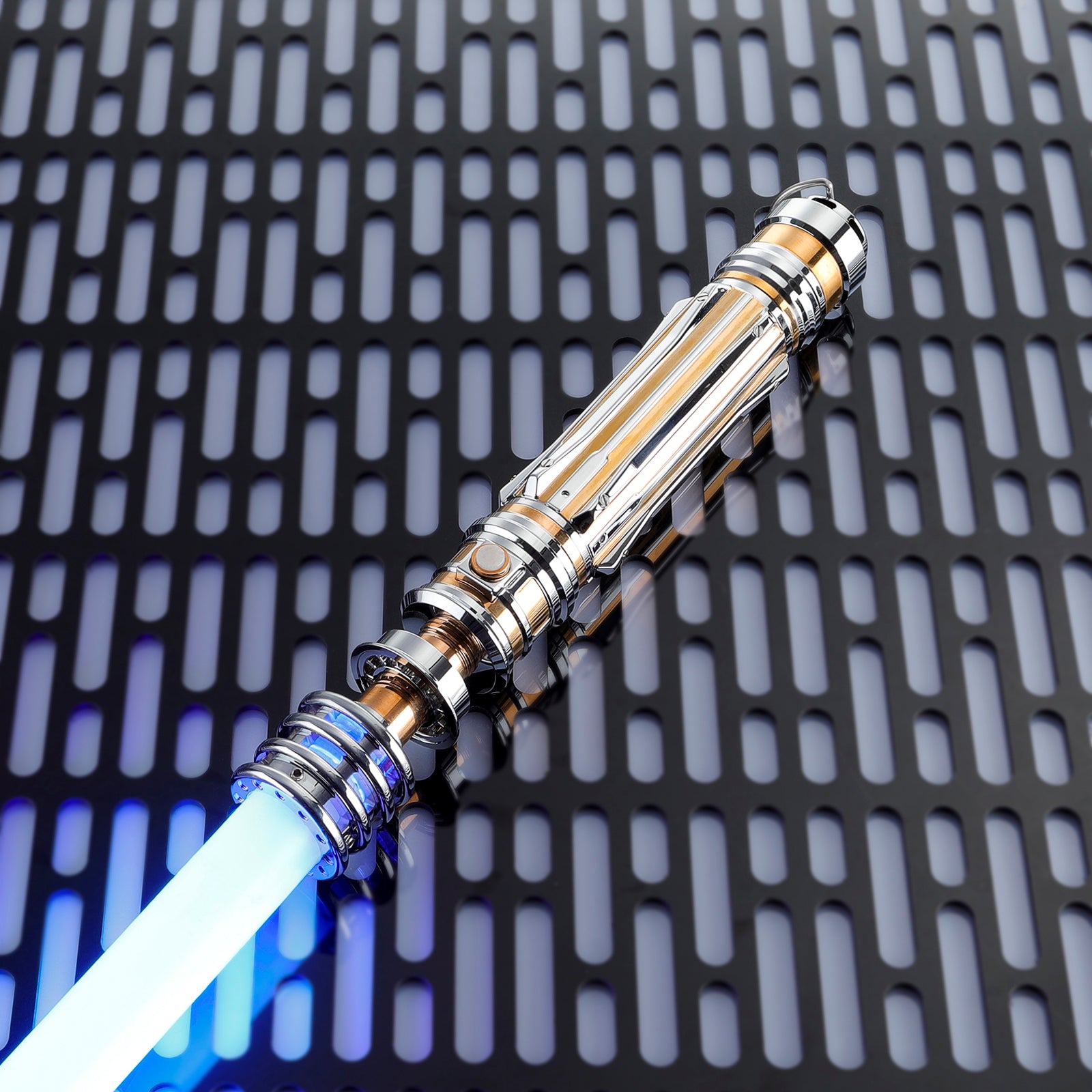 LIGHTSABER® Leia Saber in dueling combat with cinematic clash sounds and responsive blade effects