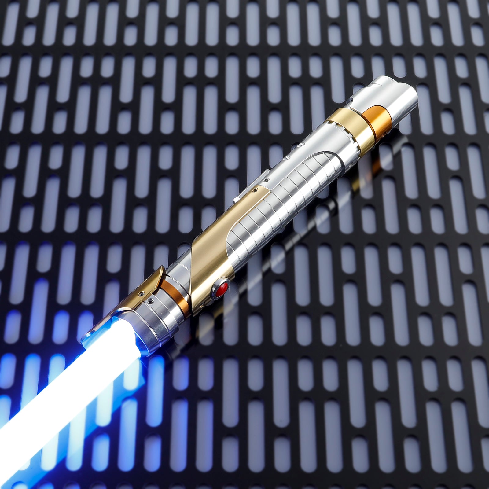 Skeleton Crew Saber with bright blue LED blade for Star Wars cosplay