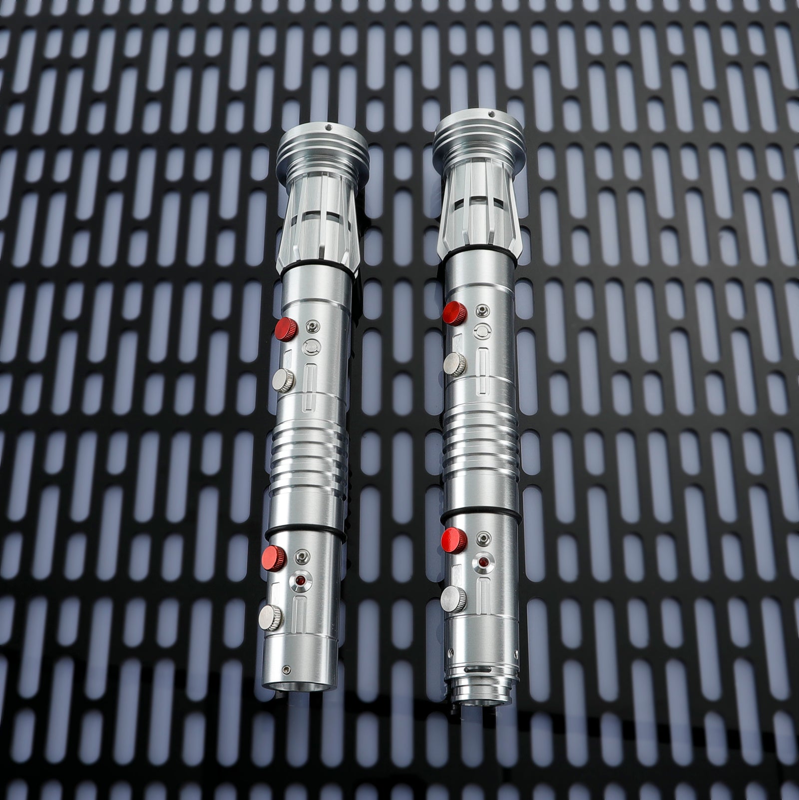 Darth Maul Lightsaber Silver Hilts Dual