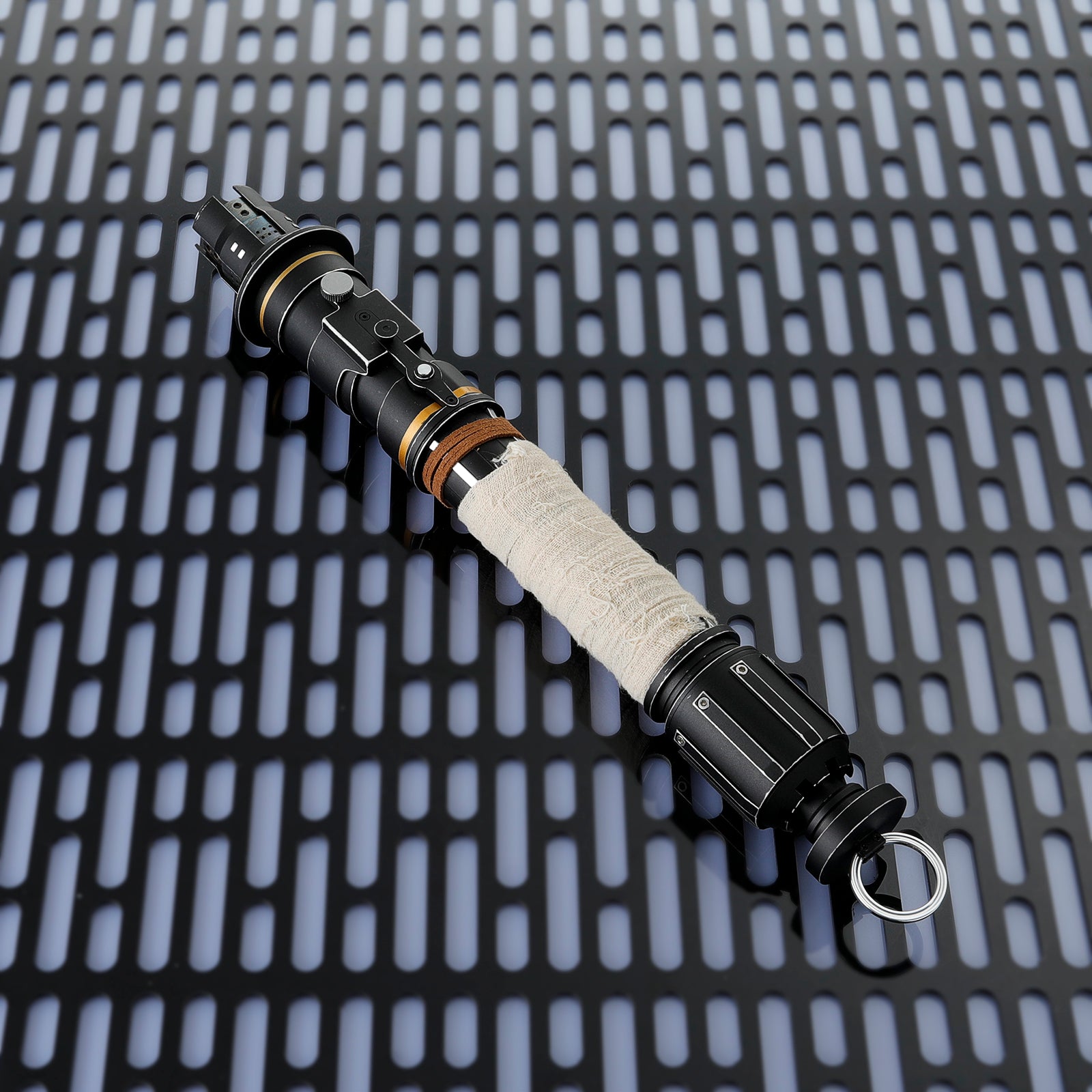 Cere Junda Combat Saber in hand - Heavy dueling ready with smooth swing