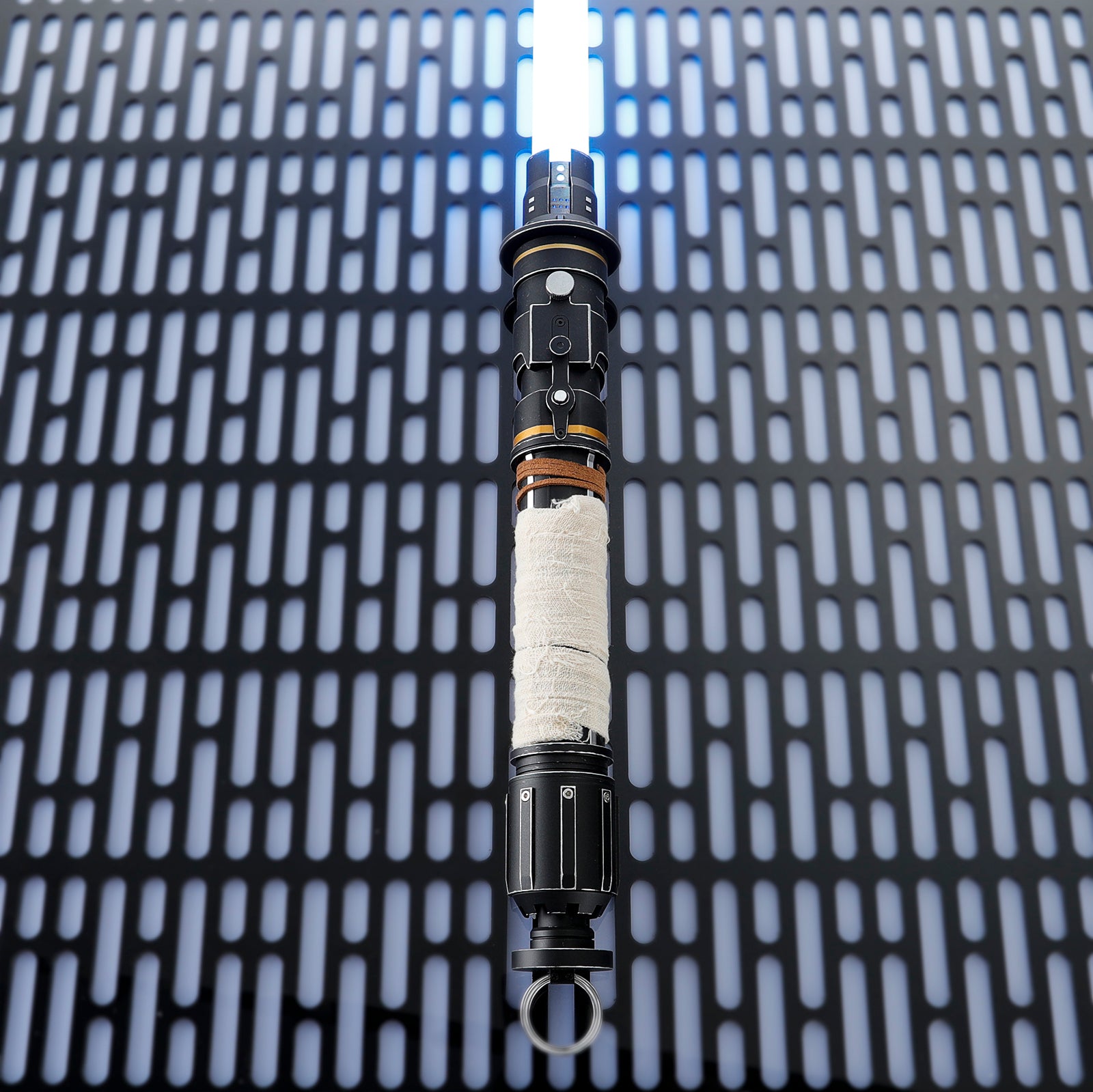 Full View of Cere Junda Lightsaber - Star Wars Jedi Survivor Movie Prop Replica
