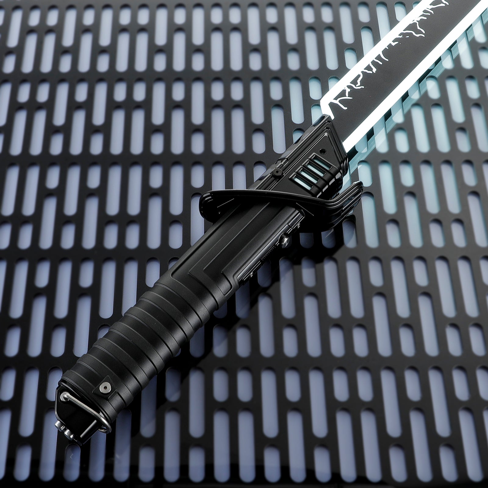 Mandalorian Darksaber Replica with Glowing Black Pixel Blade Effect