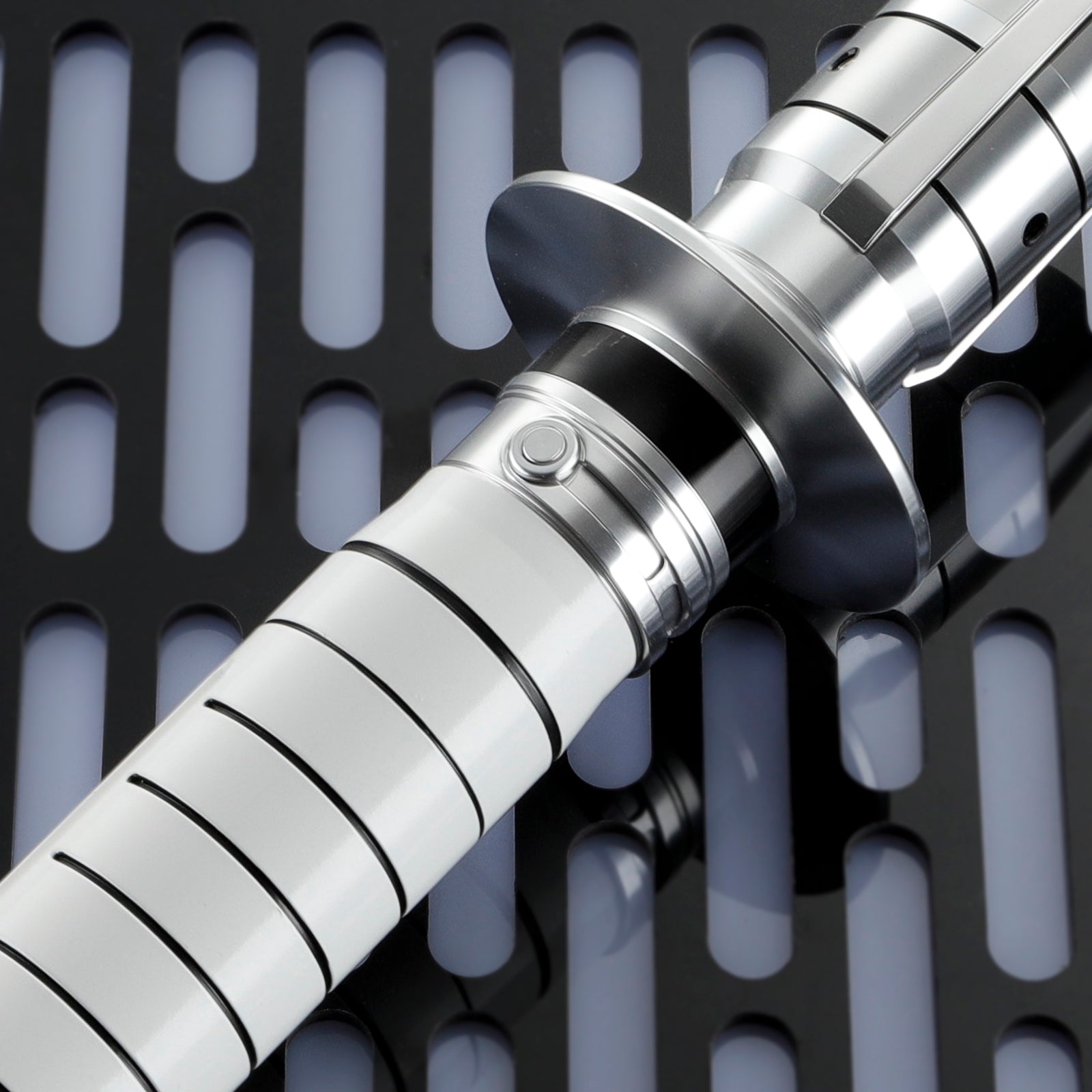 Shin Hati Lightsaber Hilt featuring App Control Button and Ergonomic Grip