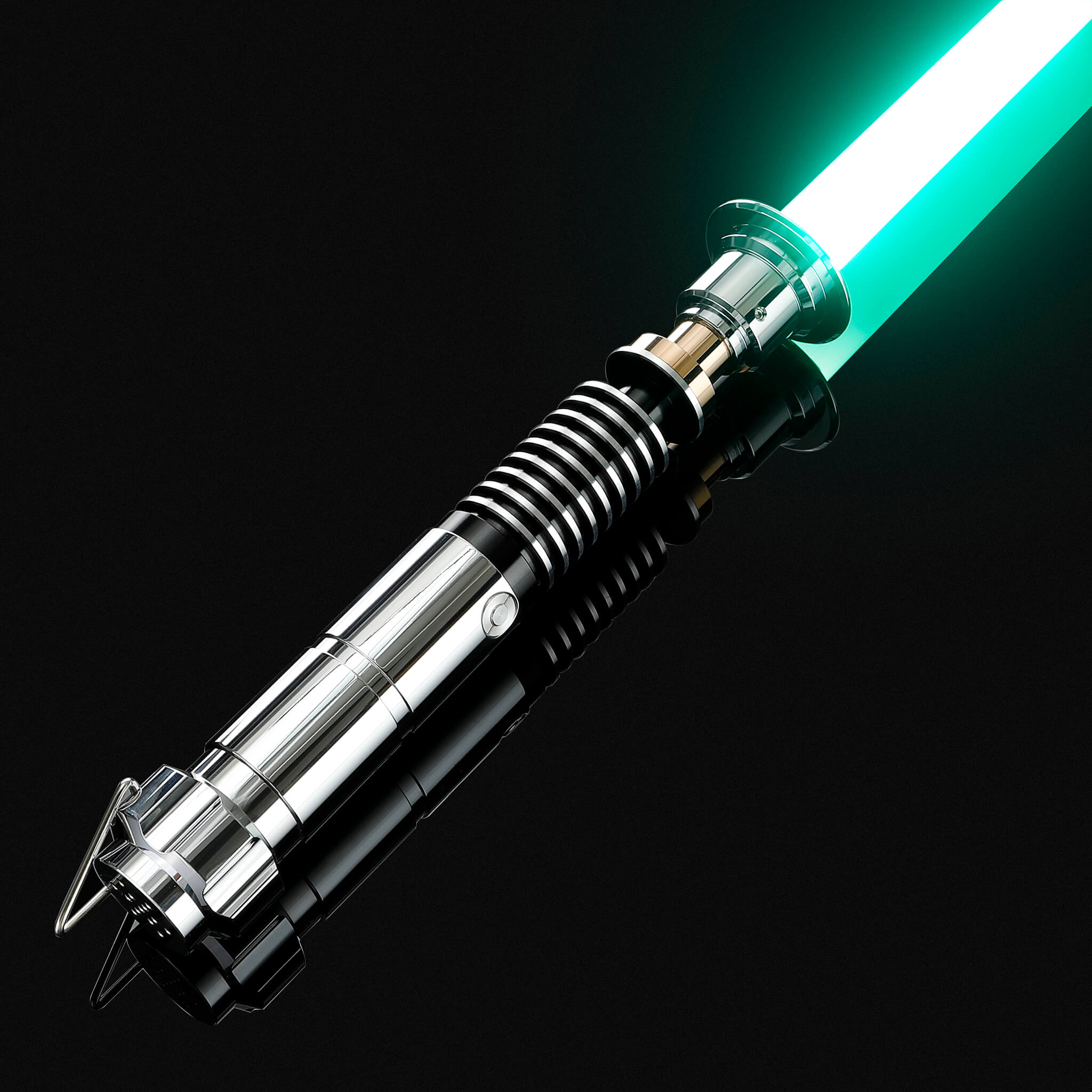 Luke EP6 metal lightsaber green light blade