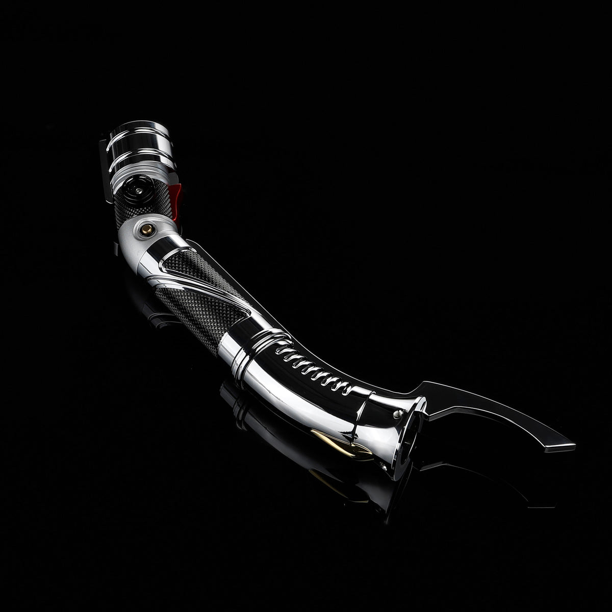 Full view of Count Dooku curved hilt saber