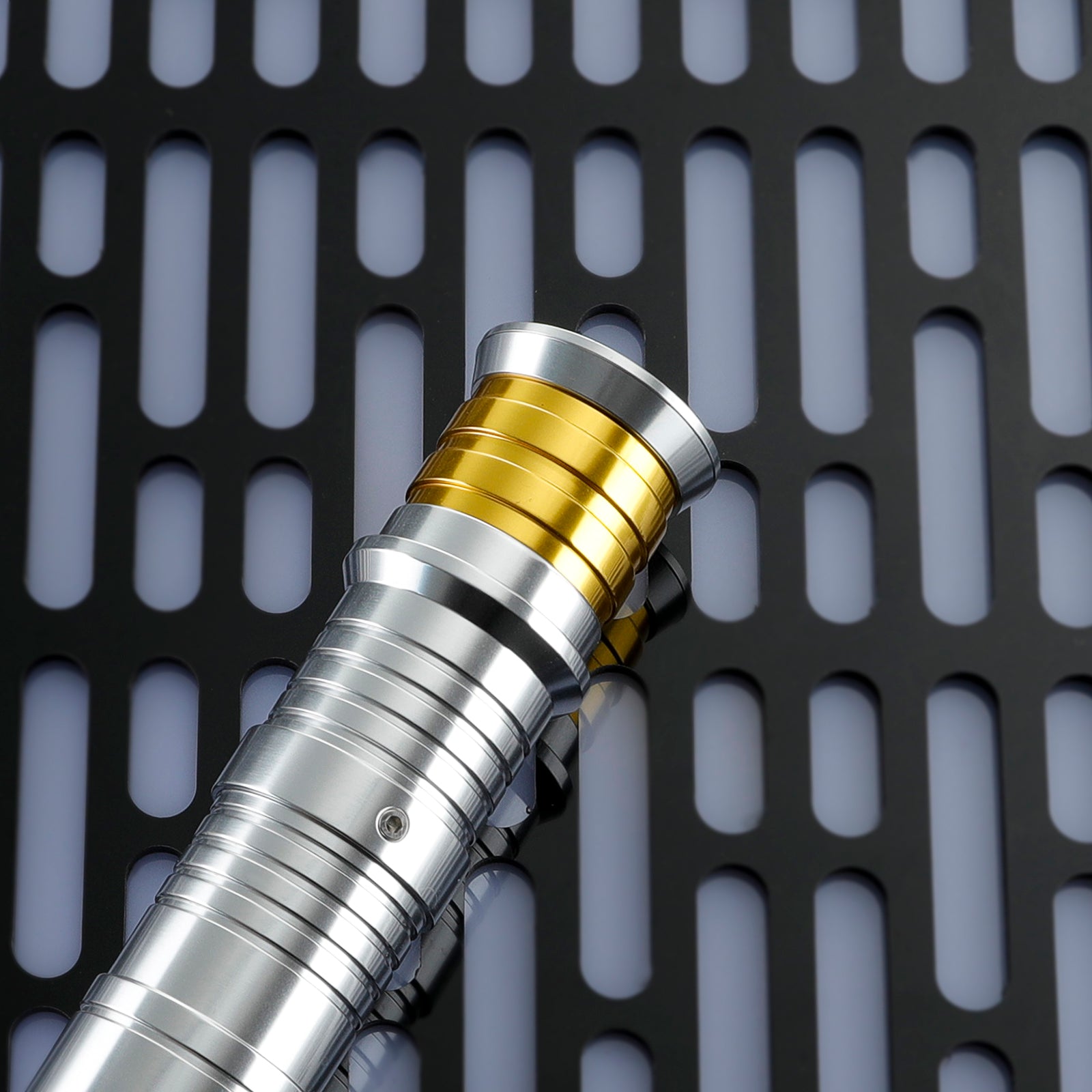 Detailed View of Darth Revan Lightsaber Hilt