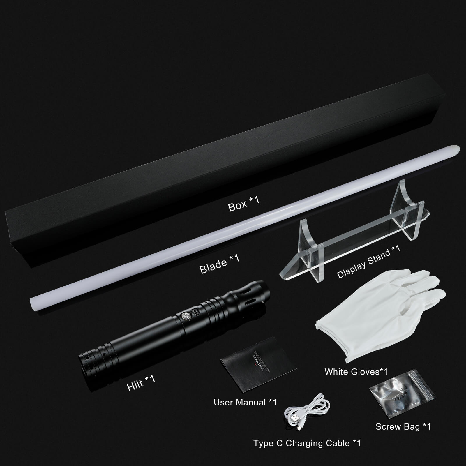 LIGHTSABER® Professional Heavy Dueling Combat Saber | Smooth Swing Metal Hilt 4-Color Variant