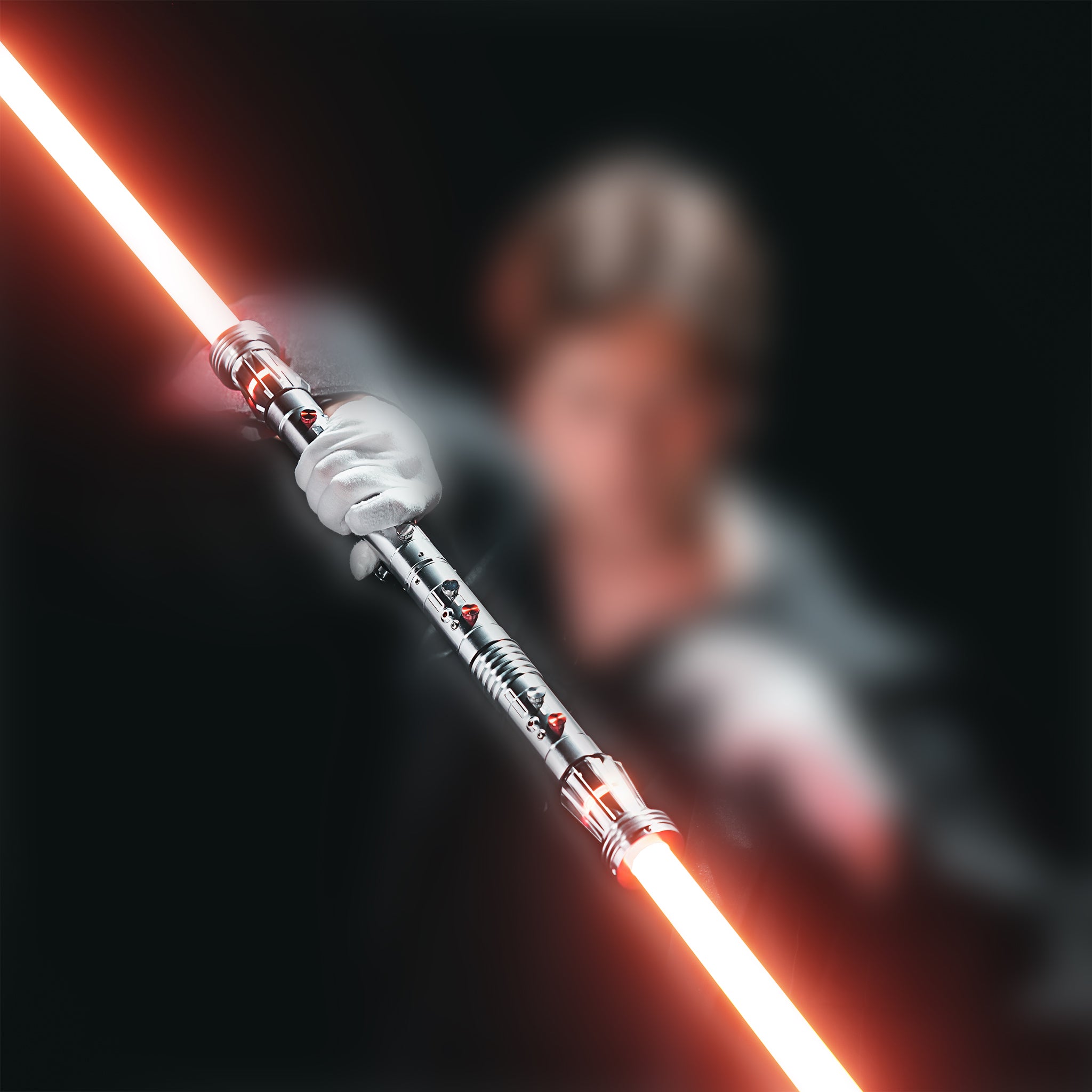LIGHTSABER® Darth Maul Double-Bladed Lightsaber – Pixel Tech, Infinite Color Changing, Combat-Grade Hilt