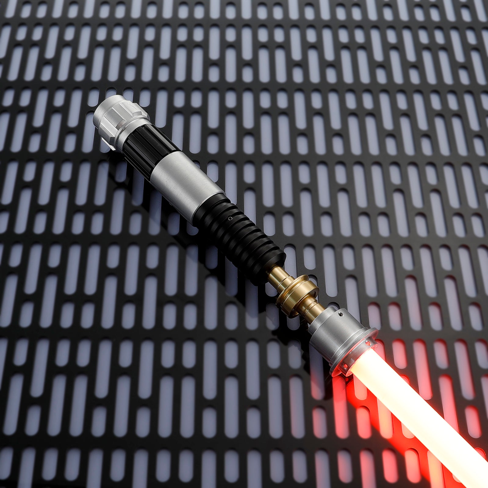 LIGHTSABER® Obi-Wan Saber Smooth Swing Metal Hilt with Infinite Colors for Adult Collectors & Jedi Cosplay