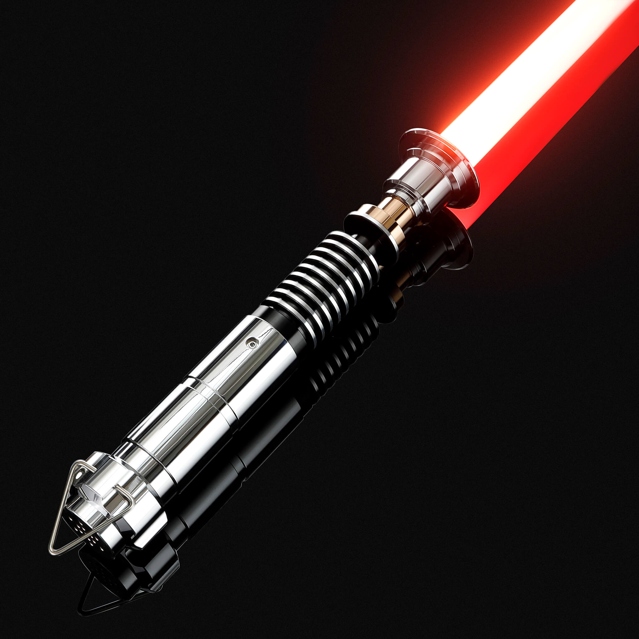 Luke EP6 metal lightsaber red color changing light