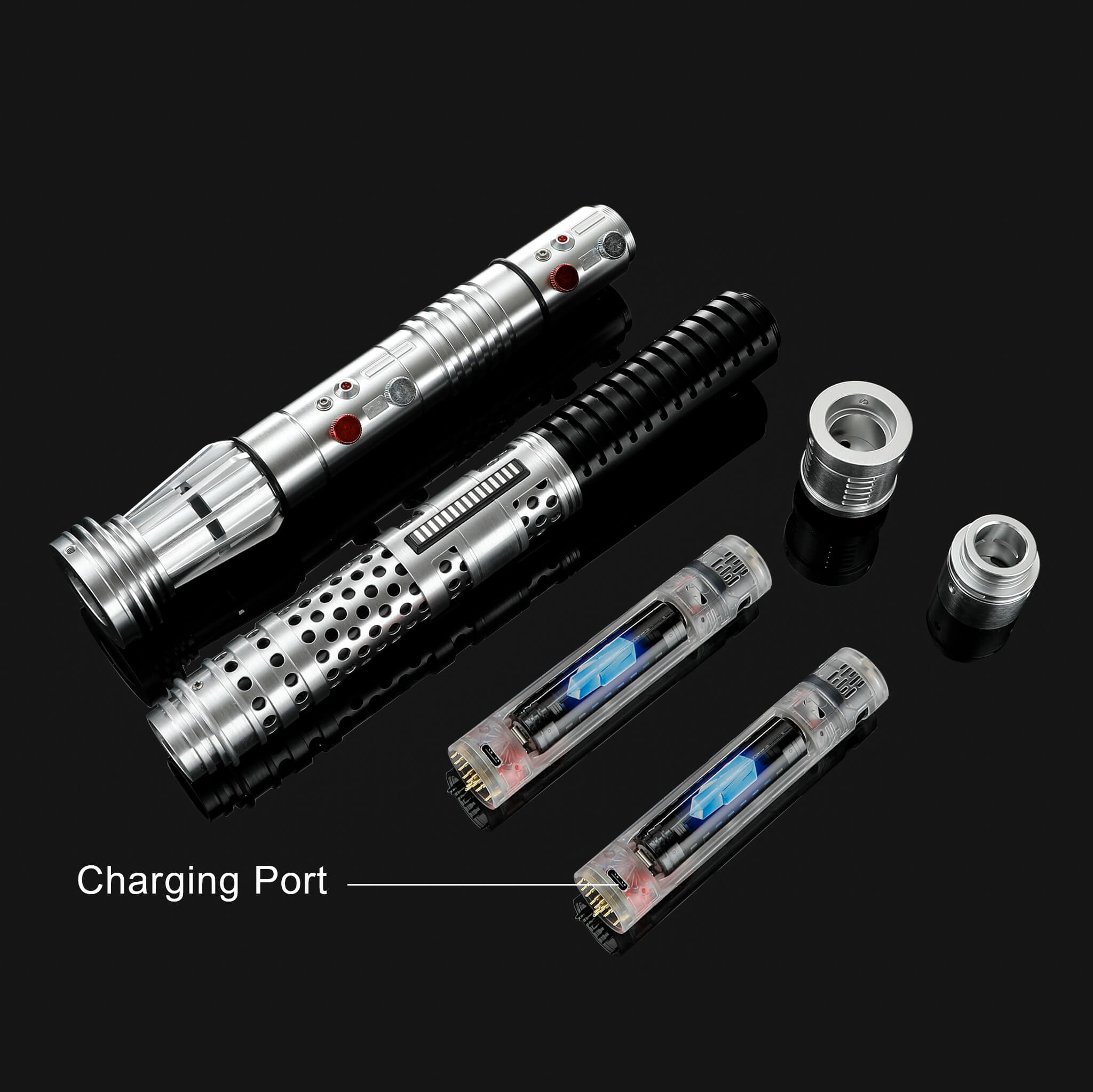 Removable electronic chassis sound core and Type-C charging port