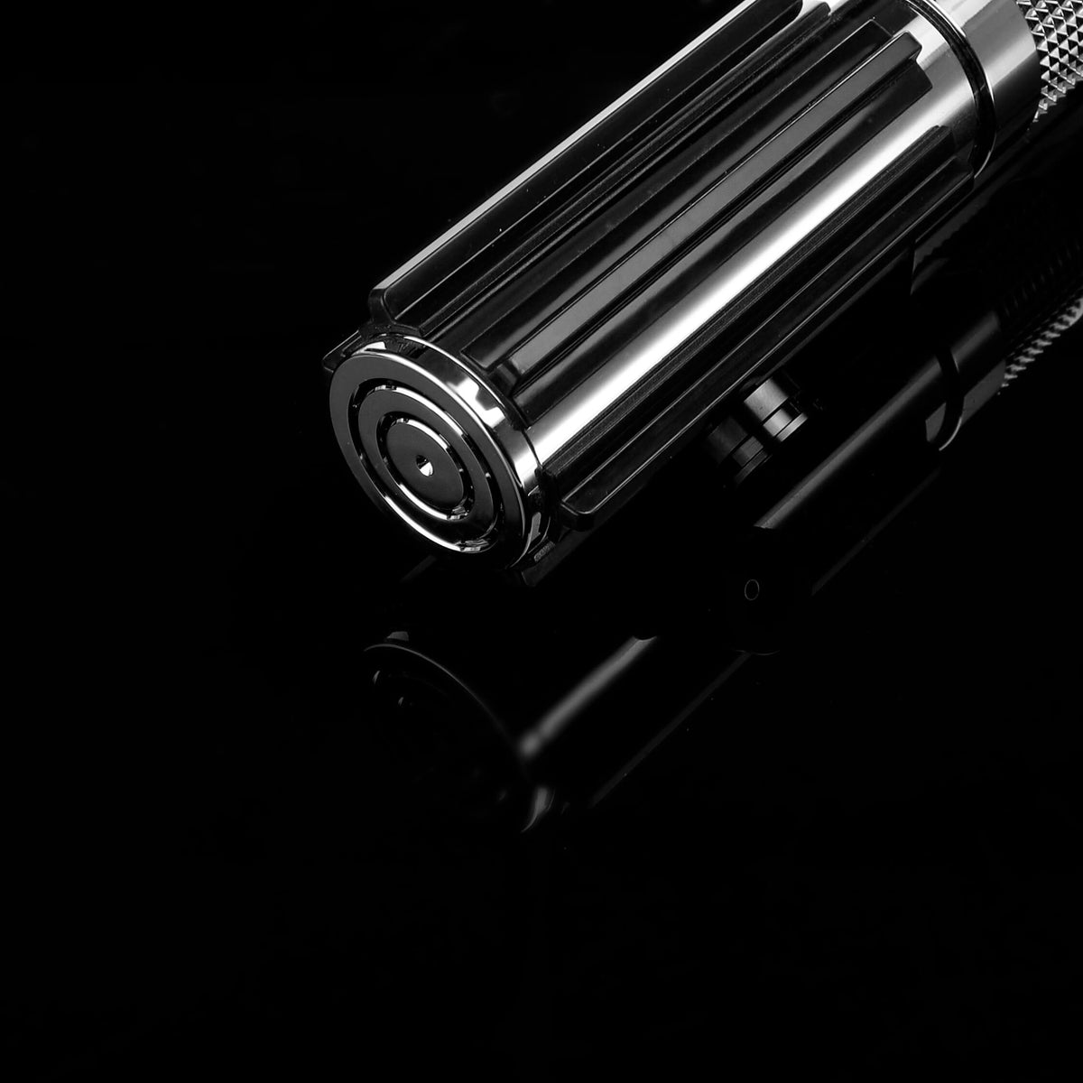 Chrome pommel cap with speaker holes for Ani EP3 lightsaber sound effects