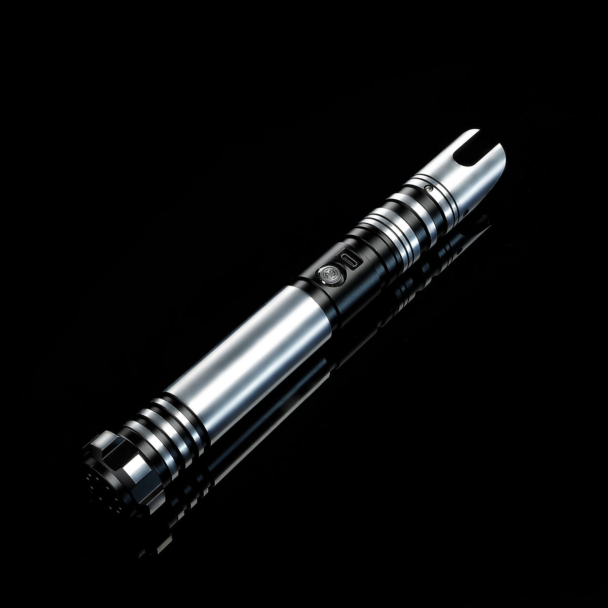 Black Aluminum Alloy Metal Hilt FX Lightsaber Replica