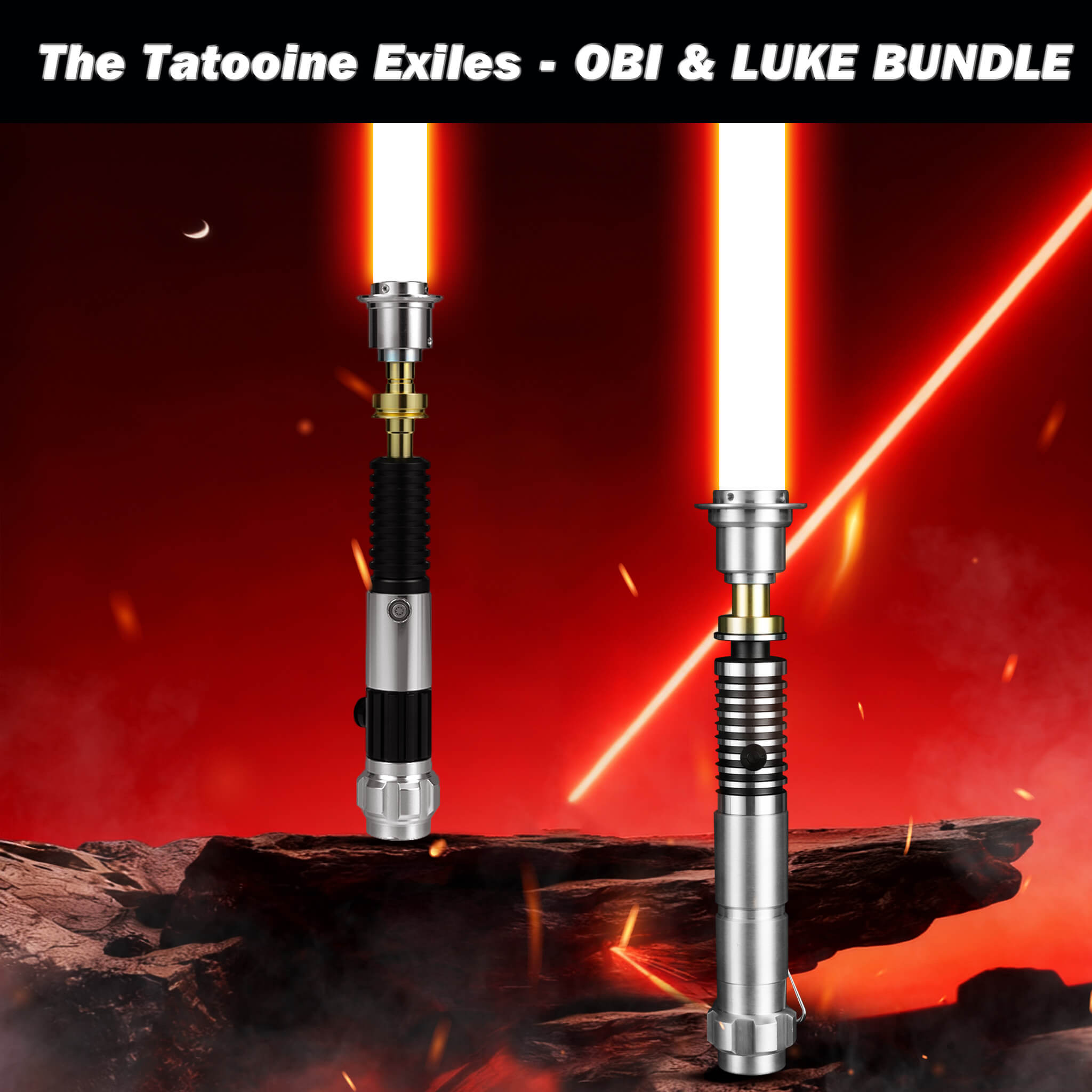 LIGHTSABER® OBI-WAN & Luke Skywalker: The Tatooine Exiles Bundle