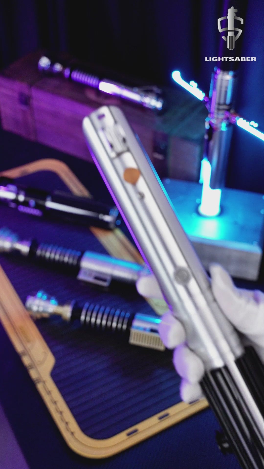 Anakin Skywalker Lightsaber - Combat Ready Metal Hilt (RGB/Pixel)